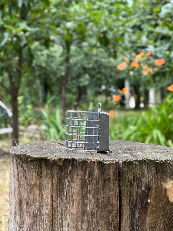 Годівниця фідерна, конус, вага 120 г - колір Металік